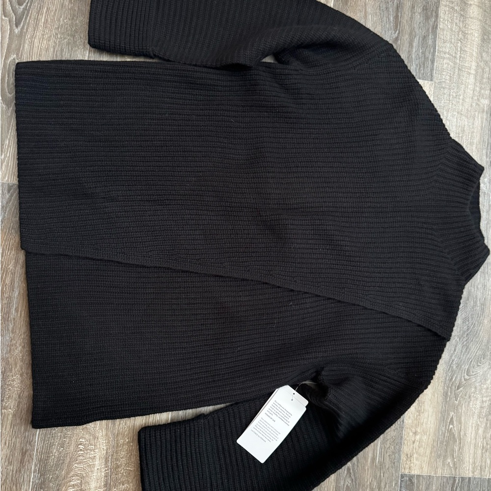 Athleta Black Cowl Neck Sweater